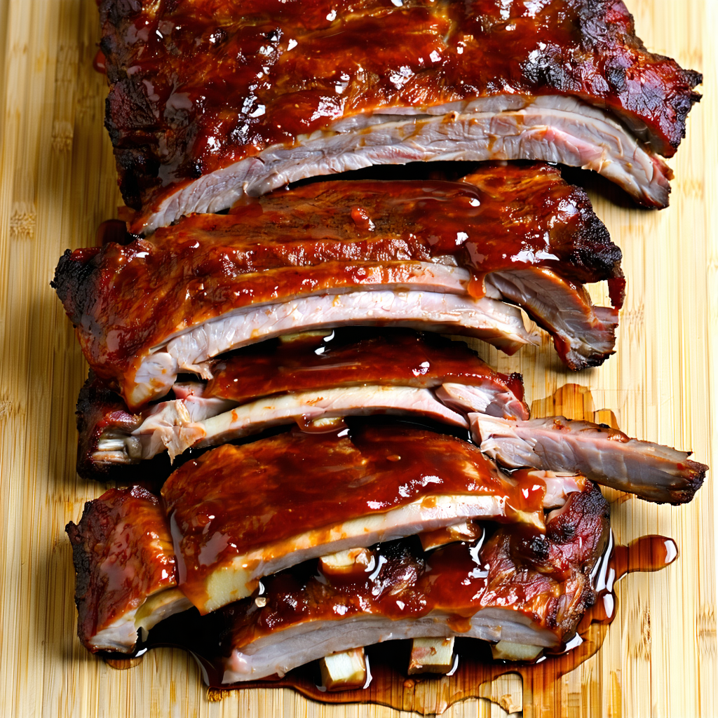 Apple-Brined Smoked Baby Back Ribs with Tangy Apple Glaze - Recipe